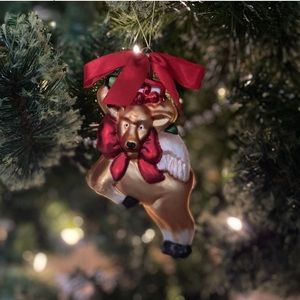 ✨2/$40✨ Lenox Flying Yule Deer Christmas Ornament 🦌🎄